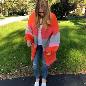 Colorful cardigan